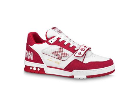 louis vuitton trainers mens red|Louis Vuitton trainers monogram.